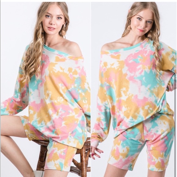 Boho Tie Dye Ultra Soft Top - Picture 3 of 4